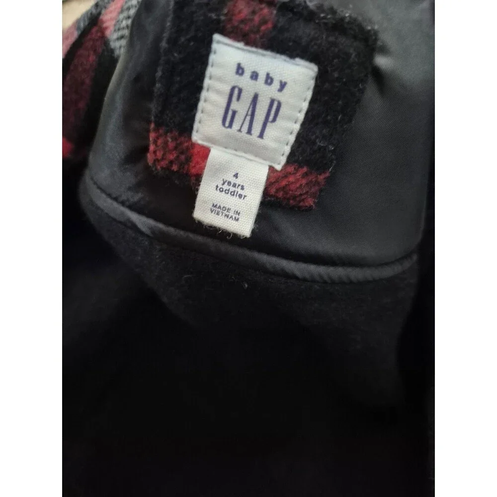 Baby gap boys peacoat wool blend size 4 years